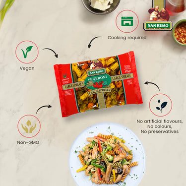 SAN REMO-Veg Spirals-Large-375g